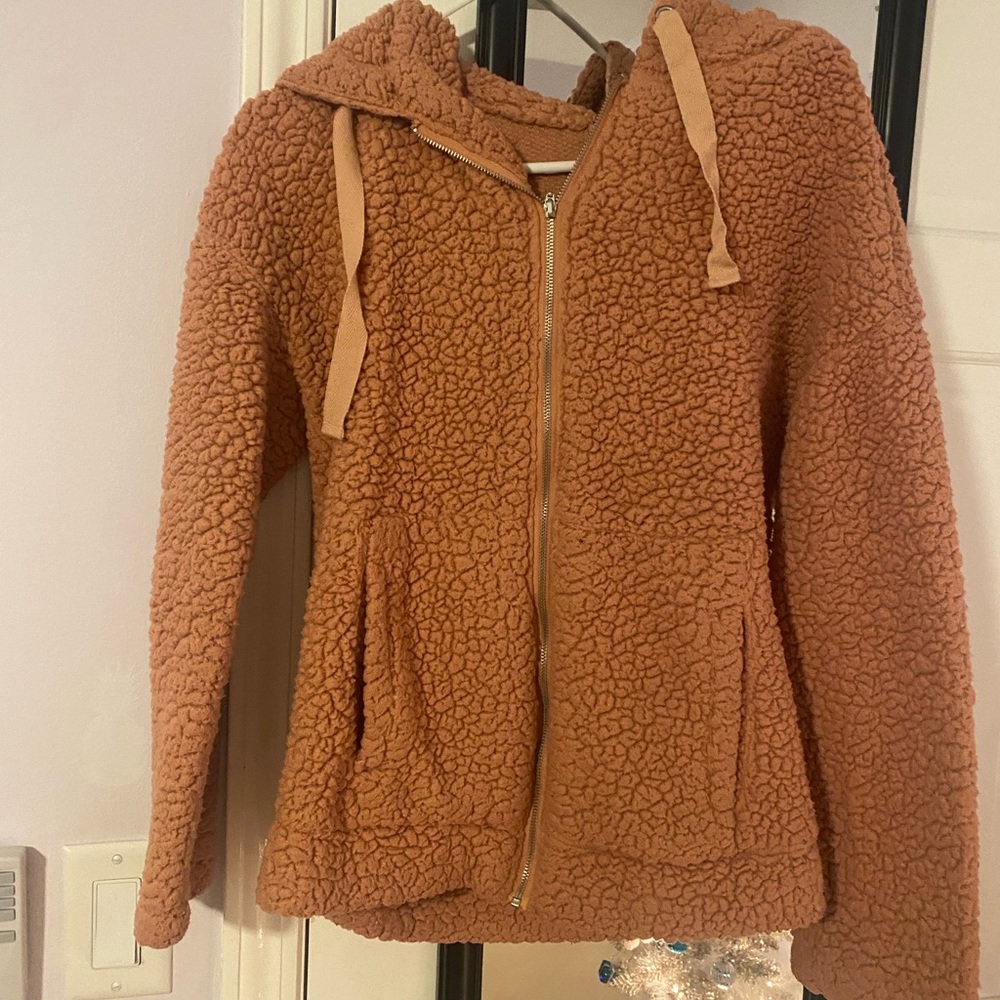 Pink Sherpa Full Zip